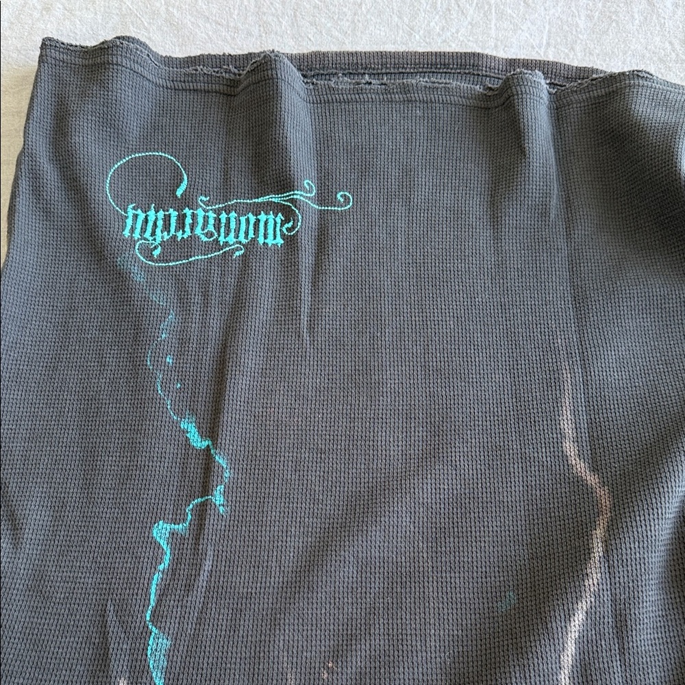 Monarchy Graphic Long Sleeve Shirt - Size USA Large - L | unique piece - Picture 6 of 8